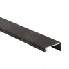 Превью Профиль-ручка крепление саморезами, черный матовый (анод), L-3000мм – 1