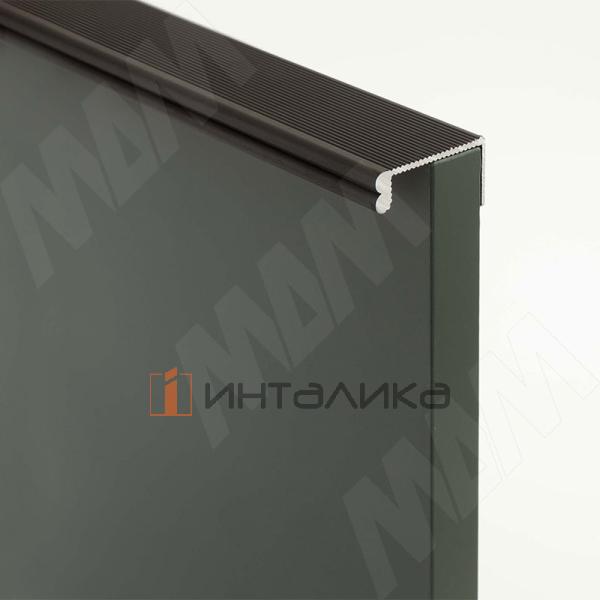 Профиль-ручка крепление саморезами, черный матовый (анод), L-3000мм – 2