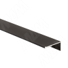 Превью Профиль-ручка крепление саморезами, черный матовый (анод), L-3000мм – 1