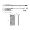 Превью Диммер с пультом ДУ, 2.4ГГц, для светодиодной ленты SPI – 3