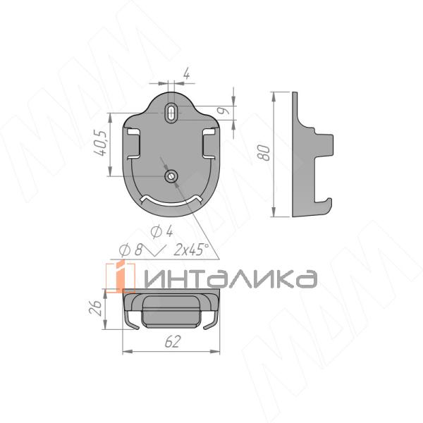 Держатель пульта дистанционного управления, белый – 3