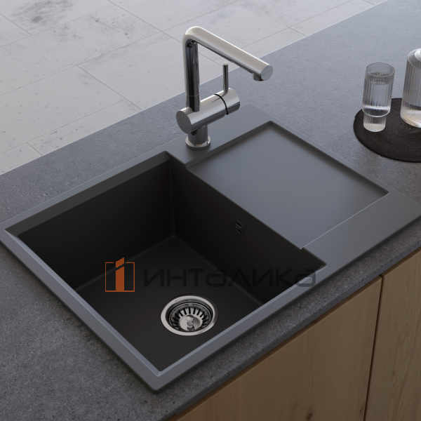 Мойка Omoikiri DAISEN 65T Tetogranit, 500, накладная, espresso – 3