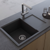 Превью Мойка Omoikiri DAISEN 65T Tetogranit, 500, накладная, espresso – 3