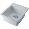 Превью Мойка Omoikiri DAISEN 42 Artgranit, 400, накладная, белый – 4
