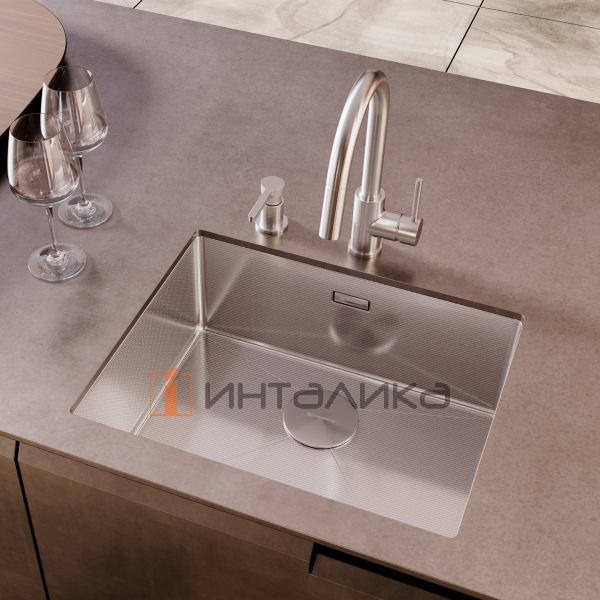 Мойка Omoikiri Taki 54-U/IF Microdecor нержавеющая сталь, 600, накладная, нержавеющая сталь – 3