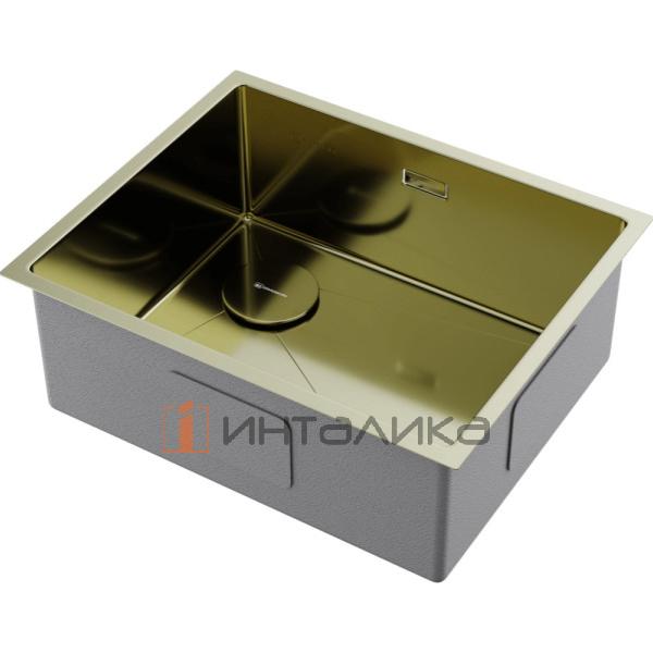 Мойка Omoikiri Taki 54-U/IF-L Side нержавеющая сталь, 600, накладная, светлое золото – 2