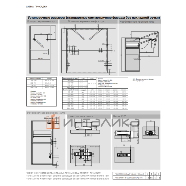 Комплект складного подъемного механизма DTC Top Stay ST, G8.7-15.1, H880-959, белый – 6