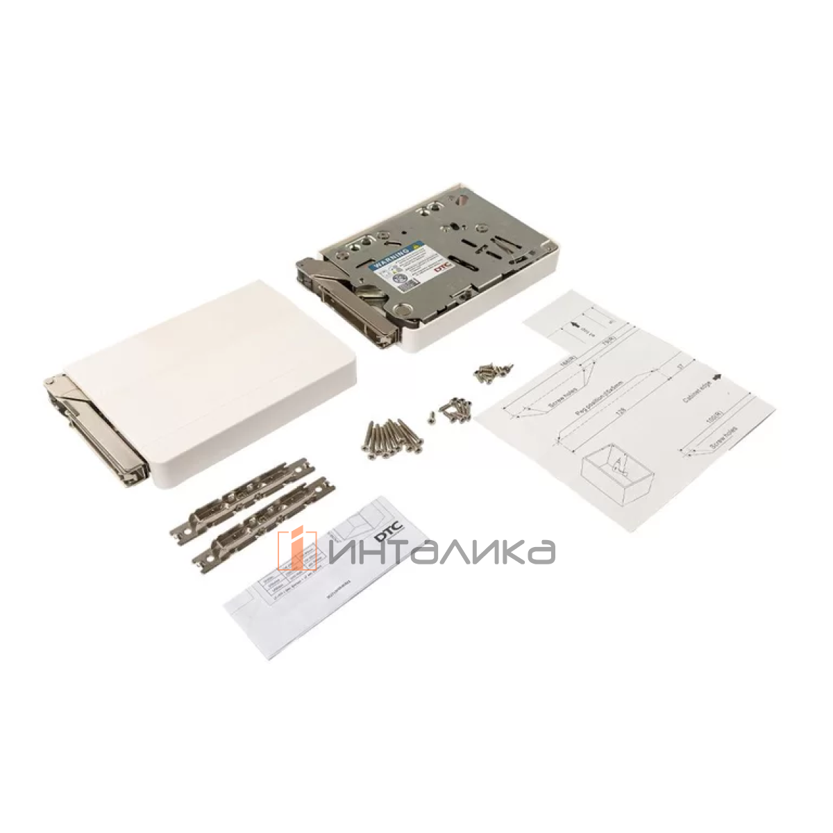 Комплект откидного подъемного механизма DTC Top Stay SF, H400-700, индекс нагрузки 3200-9000, белый