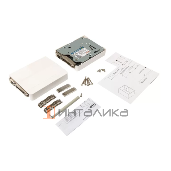 Комплект откидного подъемного механизма DTC Top Stay SQ, H250-500, индекс нагрузки 960-2350, белый – 1