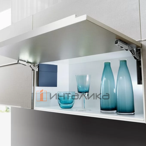 Комплект откидного подъемного механизма DTC Top Stay SQ Push, H250-400, индекс нагрузки 580-1350, белый – 8