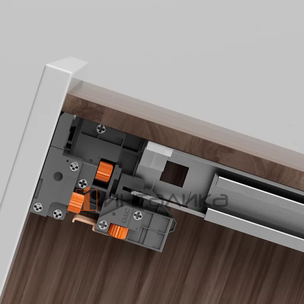 Комплект направляющих DTC D-Motion NL400, полного выдвижения, Push-to-Open, 3D регулировка, G35, с фиксаторами – 3