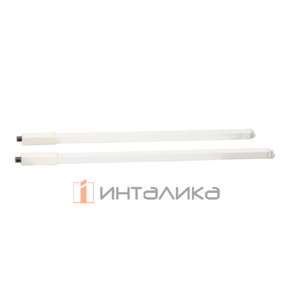 Комплект квадратных рейлингов DTC Dragon Box, NL450, крепление под муфту, белый – 3