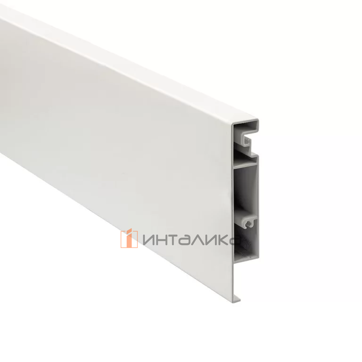 Профиль для передней панели DTC для внутреннего ящика Dragon Box, L1100, алюминий, белый