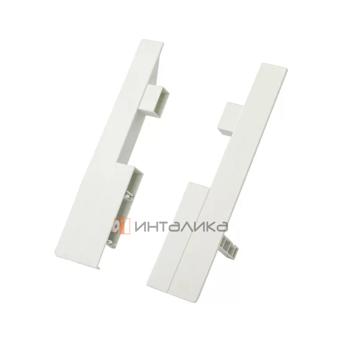 Комплект соединителей передней панели DTC для внутреннего ящика Dragon Box под 2 рейлинга, H199, белый