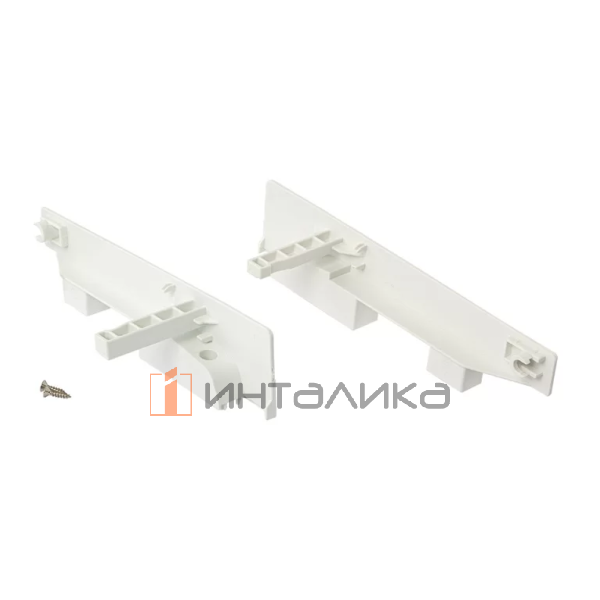 Комплект соединителей передней панели DTC для внутреннего ящика Dragon Box под 2 рейлинга, H199, белый – 2