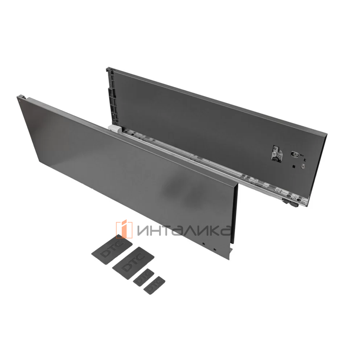 Комплект боковин для ящика DTC Magic Pro, H174, NL500, антрацит