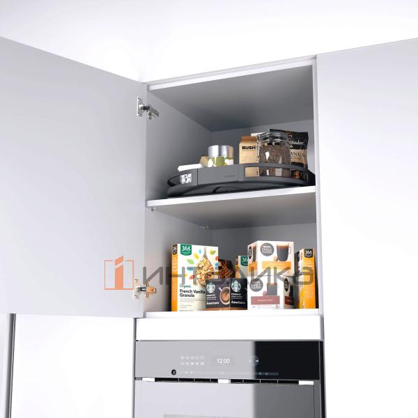 Поворотный механизм KESSEBOHMER Turn Motion III 600, 1 полка Arena style, Anti-slip, H195мм, антрацит – 7