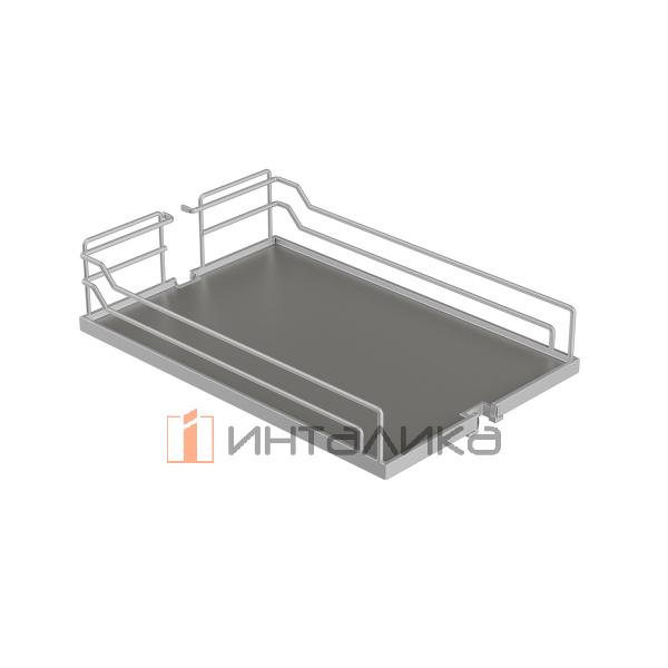 Выдвижной механизм KESSEBOHMER Dispensa Junior 400, 2 полки Arena classic с доводчиком на закрывание, Anti-slip, H695-783, титан – 5