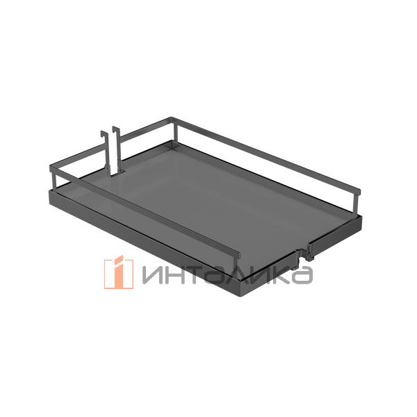 Выдвижной механизм KESSEBOHMER Dispensa Junior 200, 2 полки Arena style с доводчиком на закрывание, Anti-slip, H695-783, антрацит – 6