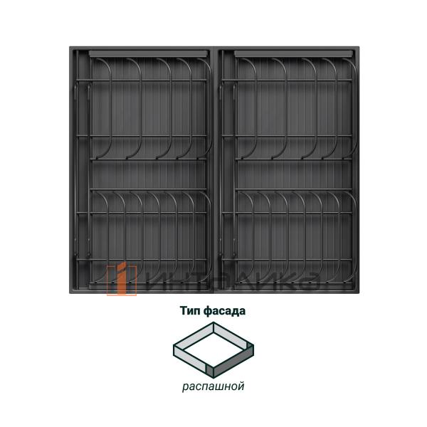 Сушка выдвижная KESSEBOHMER И11 Дайнинг Агент 600, антрацит – 2