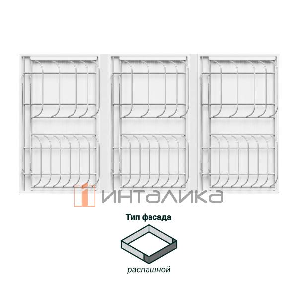 Сушка выдвижная KESSEBOHMER И111 Дайнинг Агент 900, титан / белый – 2