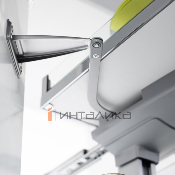 Выдвижной шкаф-колонна KESSEBOHMER Convoy Premio 600, 5 полок Arena vario, с доводчиком, полное выдвижение, Anti-slip, H2100-2199, левый, хром – 3