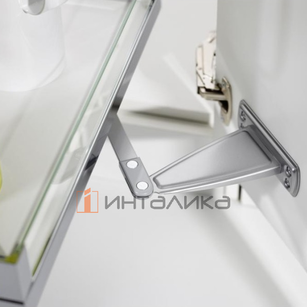 Выдвижной шкаф-колонна KESSEBOHMER Convoy Premio 600, 5 полок Arena vario, с доводчиком, полное выдвижение, Anti-slip, H1900-1999, правый, хром – 3