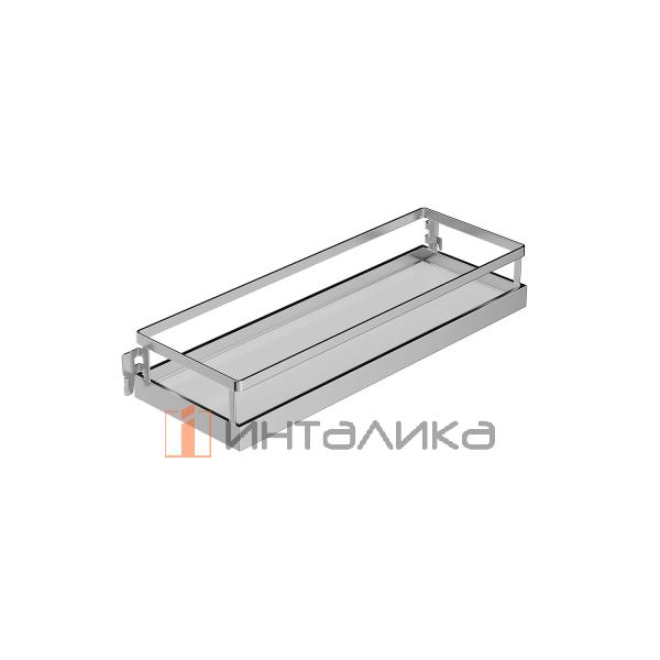 Распашной шкаф-колонна KESSEBOHMER Tandem Side 450, 5 полок Arena style, Anti-slip, H1700, G25, белый/хром – 4