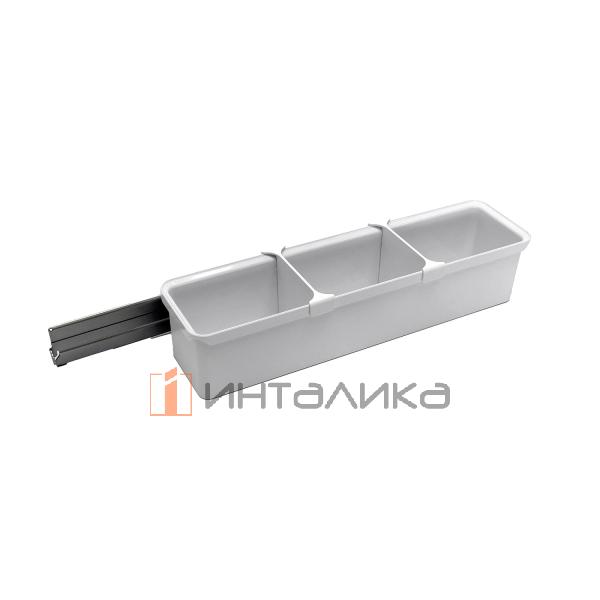 Распашной шкаф-колонна KESSEBOHMER Tandem Side -YOU 600, 5 полок Arena classic, Anti-slip, набор Youboxx №3, H1700, G20, титан – 3