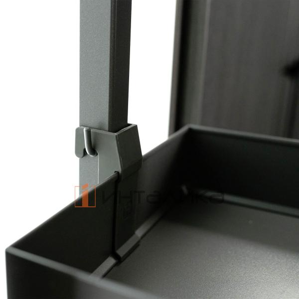 Выдвижной шкаф-колонна KESSEBOHMER Dispensa Youboxx 300, 4 полки Arena pure, полное выдвижение, наборы Youboxx №1 №3, Anti-slip, H1900-2300, G100, антрацит – 4