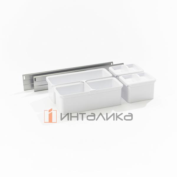 Выдвижной шкаф-колонна KESSEBOHMER Dispensa Youboxx 300, 3 полки Arena style, полное выдвижение, набор Youboxx №3, Anti-slip, H1200-1600, хром – 4