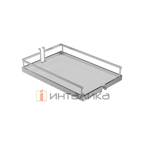 Выдвижной шкаф-колонна KESSEBOHMER Dispensa Youboxx 300, 3 полки Arena style, полное выдвижение, набор Youboxx №3, Anti-slip, H1200-1600, хром – 3