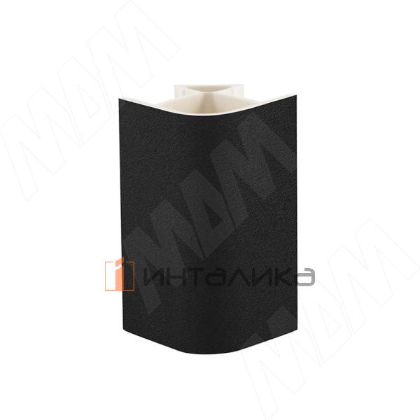 Уголок 90 градусов универсальный (высота 60), черный – 1