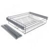 Превью PARTNER Корзина для обуви, 750 мм, серый, полного выдвижения – 1