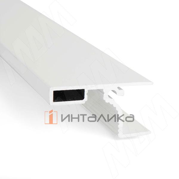 GOLIGHT Профиль-ручка для верхней базы, под светодиодную ленту, белый матовый (краска RAL9016), L-3000мм – 2