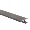 Превью GOLIGHT Профиль-ручка для верхней базы, под светодиодную ленту, графит (краска), L-3000мм – 1