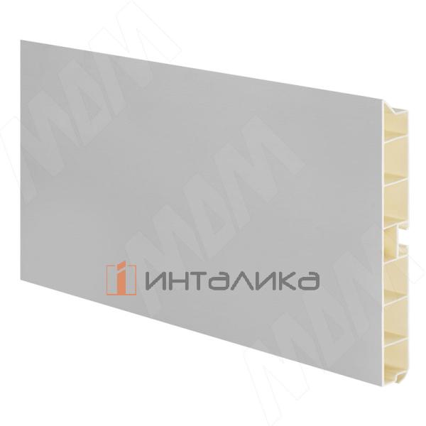 Цоколь пластиковый (высота 120, длина 4000 мм), алюминий 