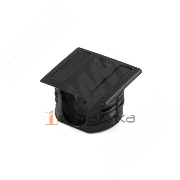 Эксцентрик в квадратном пластиковом корпусе 16 мм, черный никель – 2