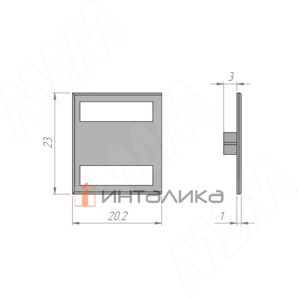 Заглушка для эксцентрика в пластиковом корпусе SE71/74, белая – 2