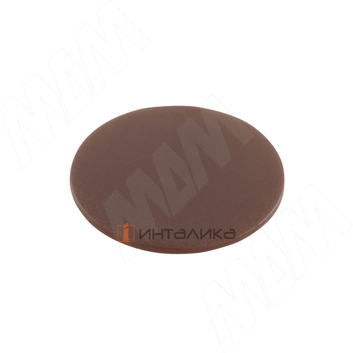 Заглушка для эксцентриковой стяжки D35, коричневая