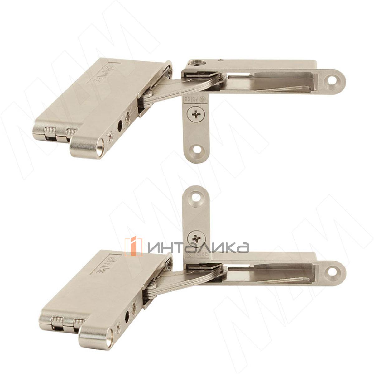SECRET MAXI Комплект скрытых петель (90/100), с плавным закрыванием, на один фасад, никель