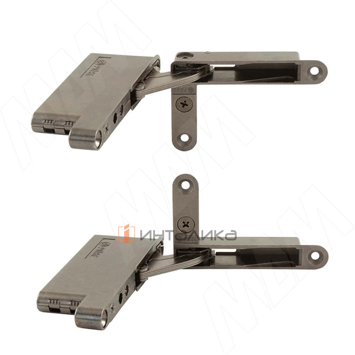 SECRET MAXI Комплект скрытых петель (90/100), с плавным закрыванием, на один фасад, черный никель