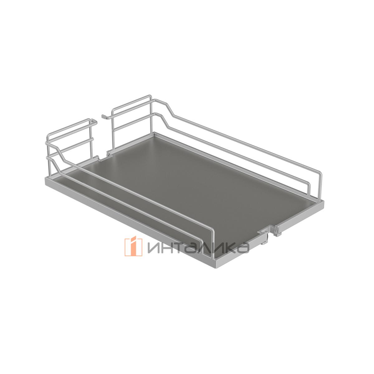 Полка КЕССЕБЁМЕР / KESSEBOHMER Диспенса / Диспенса Джуниор 400, Арена Классик, антислип, титан