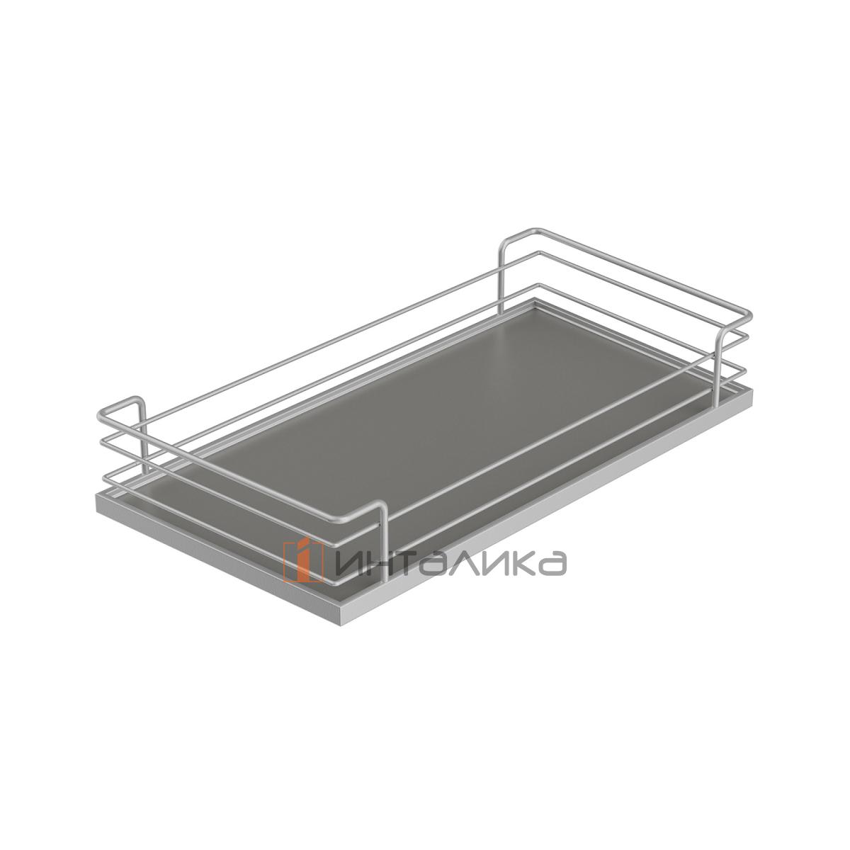 Полка КЕССЕБЁМЕР / KESSEBOHMER Комфорт II 200, Арена Классик, антислип, титан