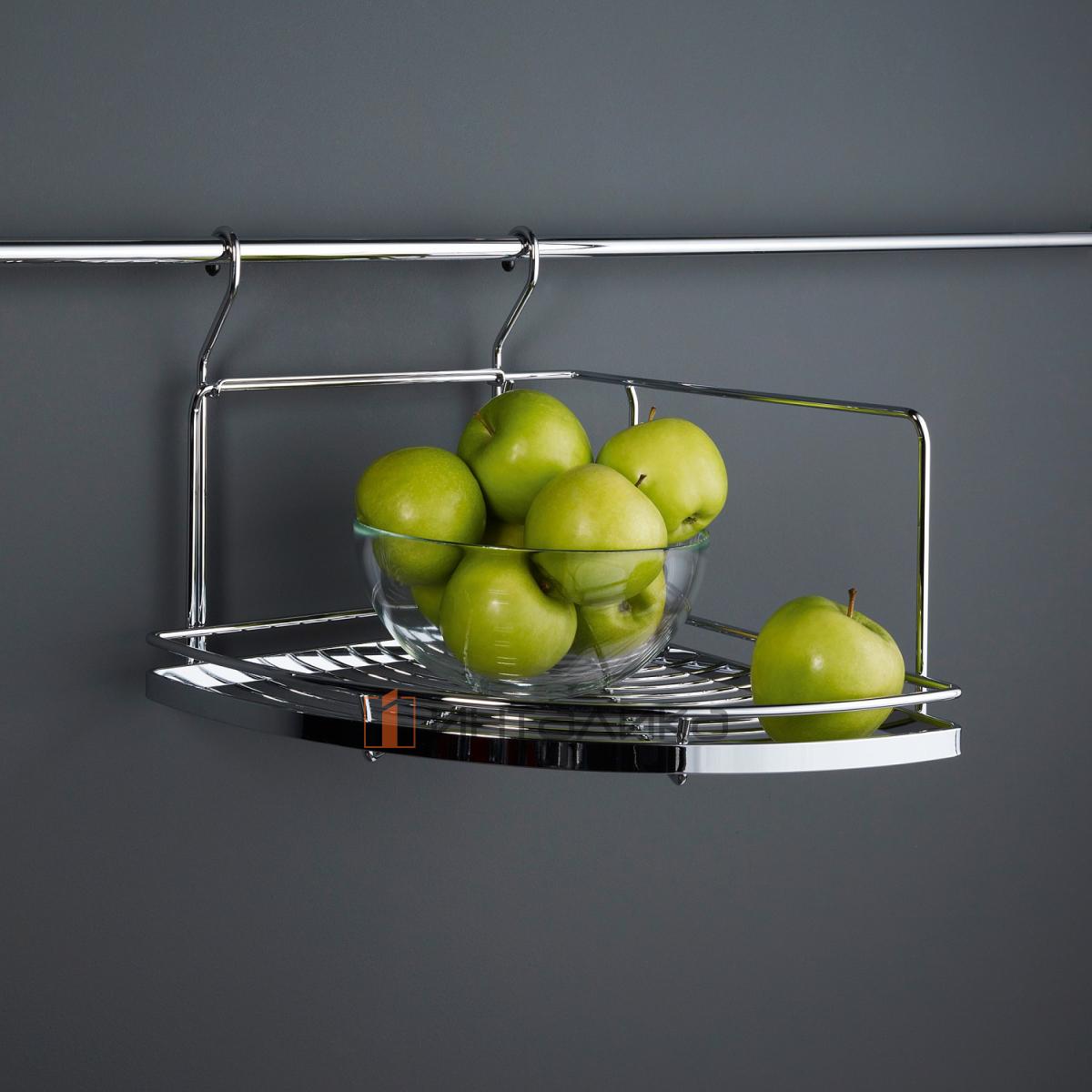 Полка угловая КЕССЕБЁМЕР / KESSEBOHMER Линеро Классик, хром глянец