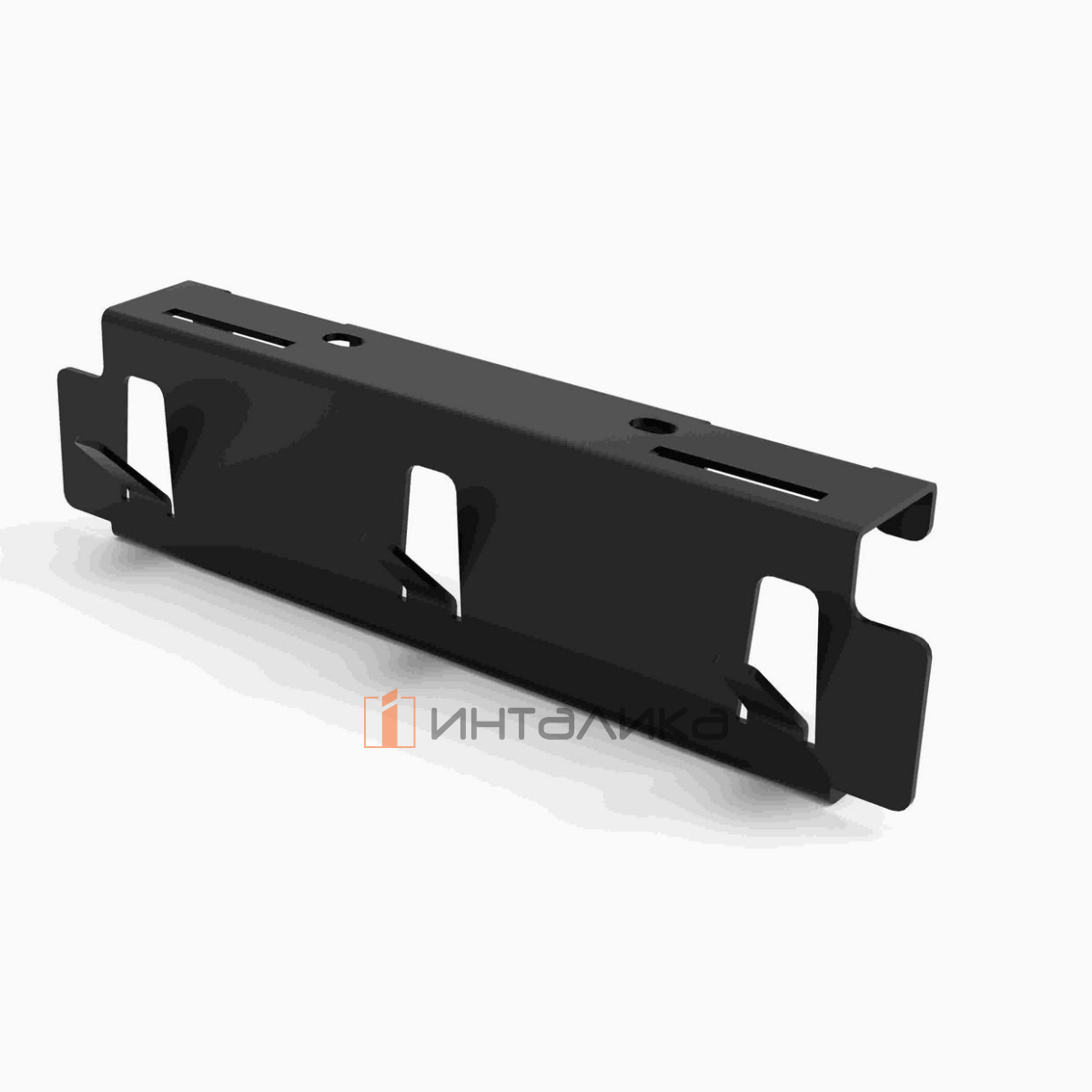 Планка боковая КЕССЕБЁМЕР / KESSEBOHMER Юкей 200, с 3 крючками, черный