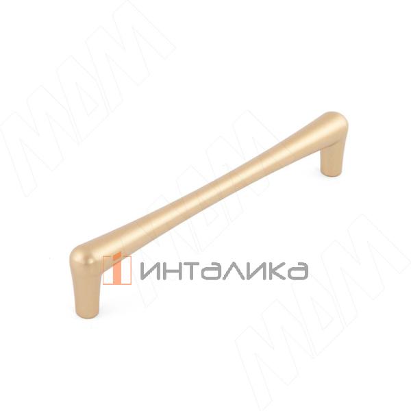 Ручка-скоба 160мм золото матовое